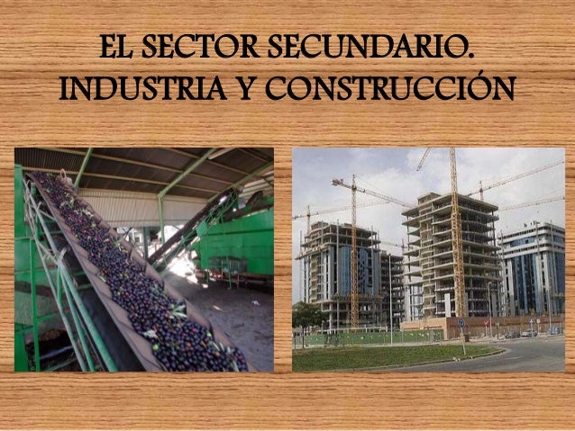 El sector secundario