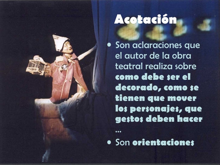 El teatro