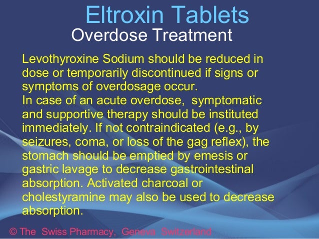 Synptoms Of Overdosing With Synthroid