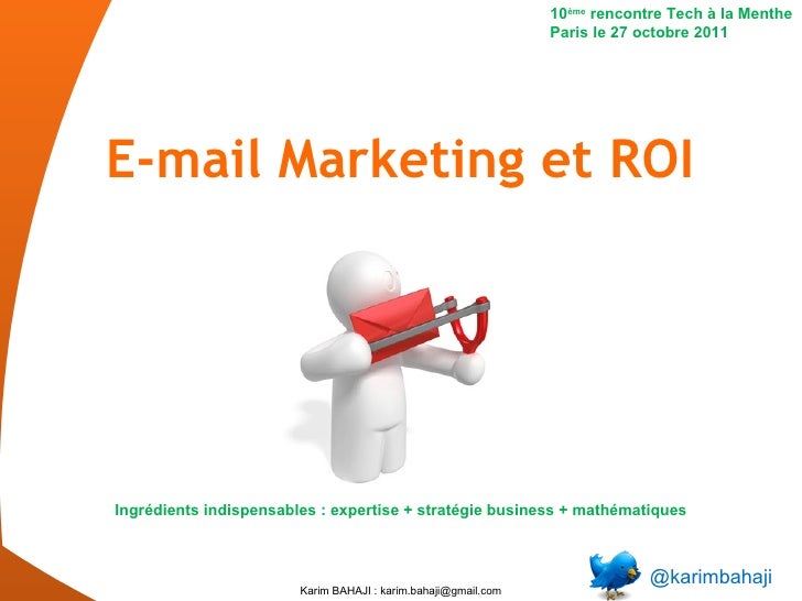 Rencontres e-marketing