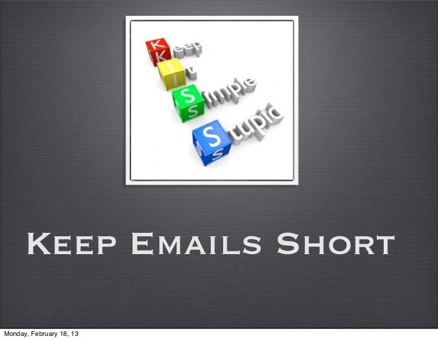 Email dating etiquette