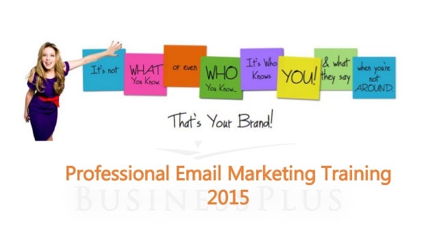 Email marketing training