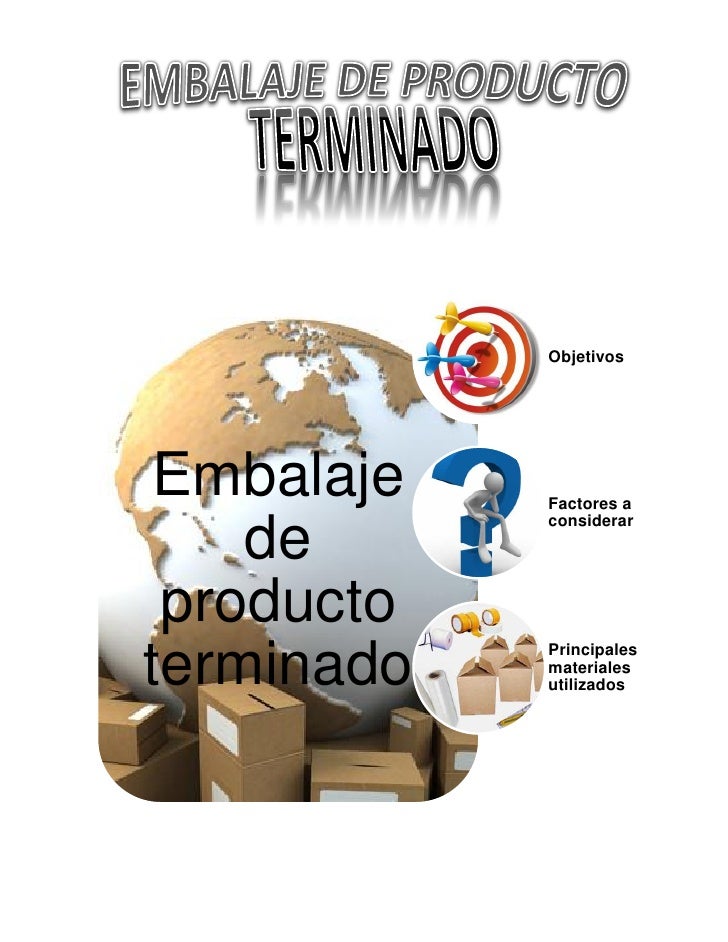 EMBALAJE MATERIALES embalaje materiales: