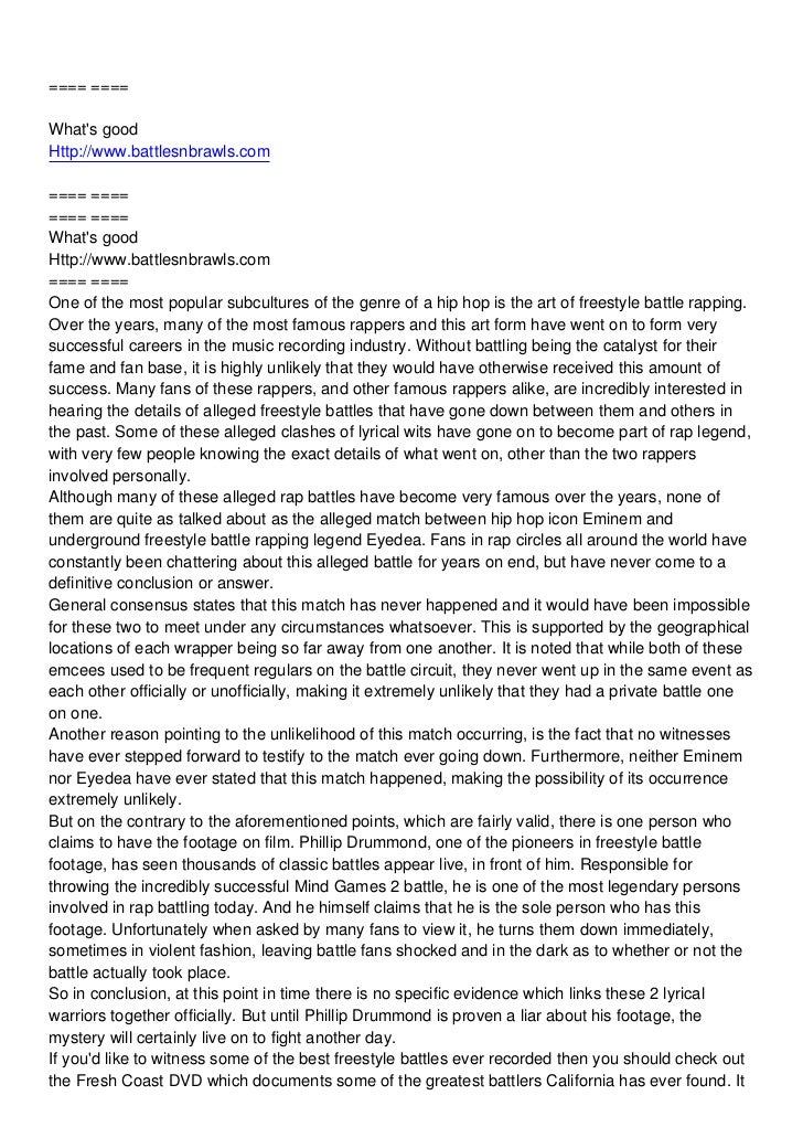 Battle Freestyle Rap Tips Discover How to Win Rap Battles With Free…