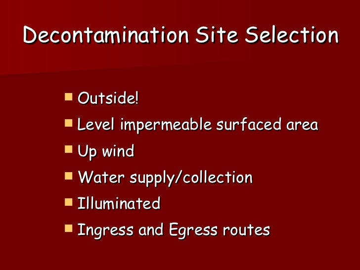 Emergency Chemical Response Decontamination Principles and Patient M…