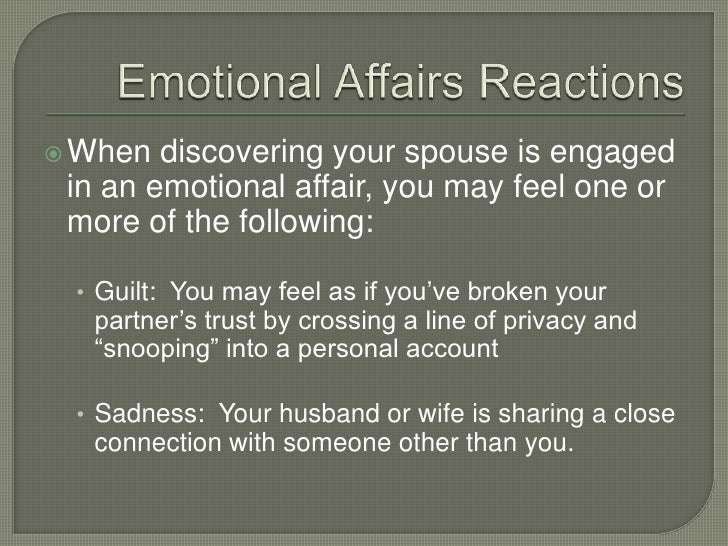 Emotional Affair Adultery 31
