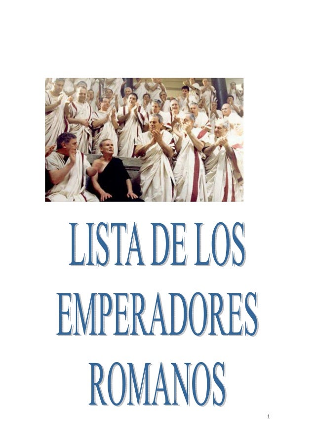 Emperadores romanos