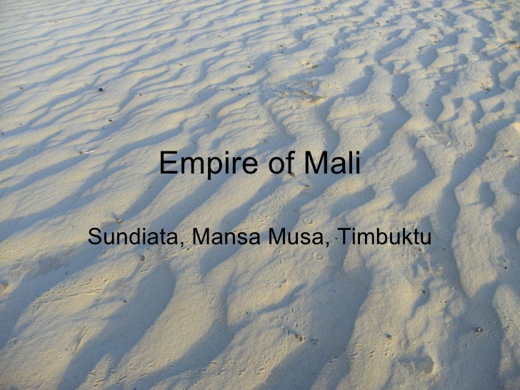 Sundiata essay