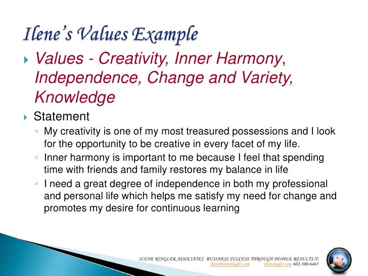 personal values statement samples drugerreport732 web personal values statements
