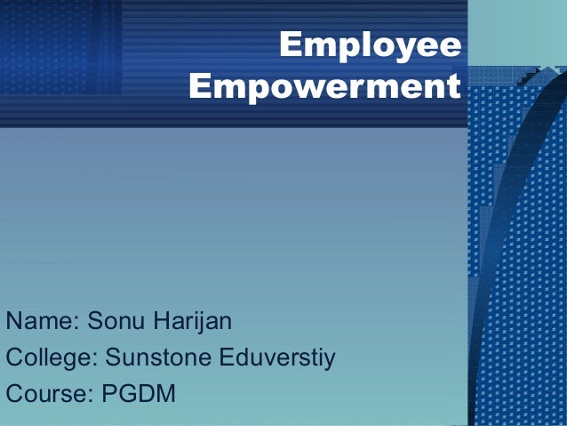 thesis on employee empowerment thesis on employee empowerment