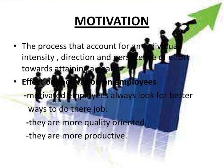 Employee morale motivation research paper
