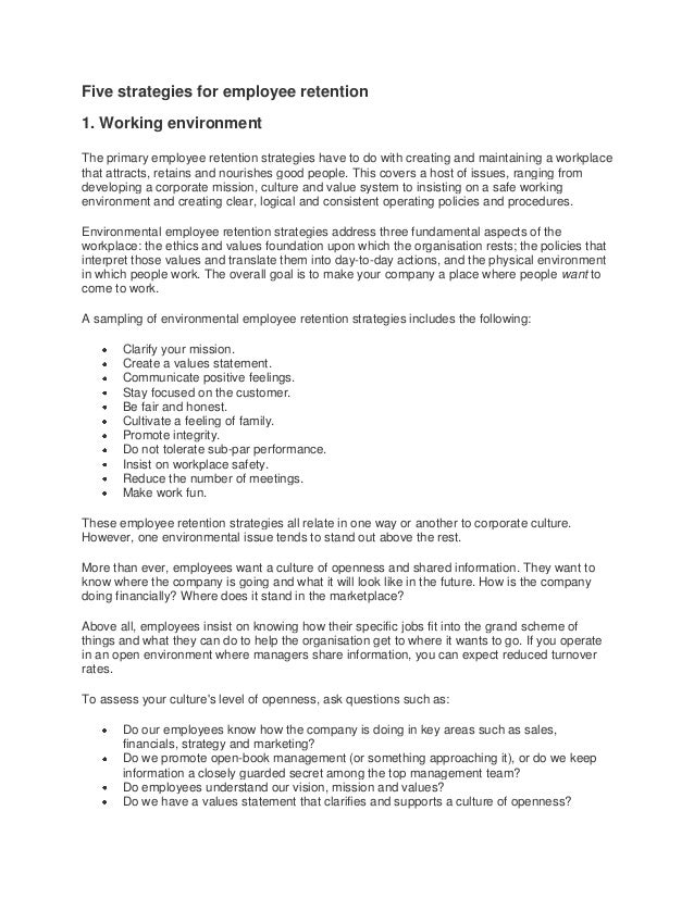 Literature review employee attrition retention
