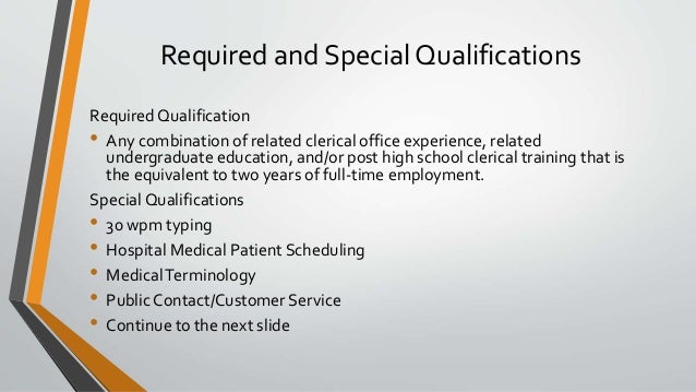 skill and qualifications for resume special qualifications