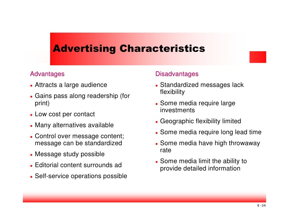 Essay on advertisements advantages and disadvantages