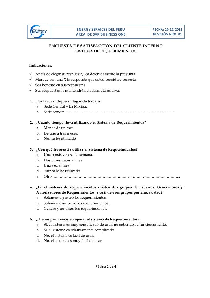 ENCUESTAS DE EMPRESA encuestas de empresa: