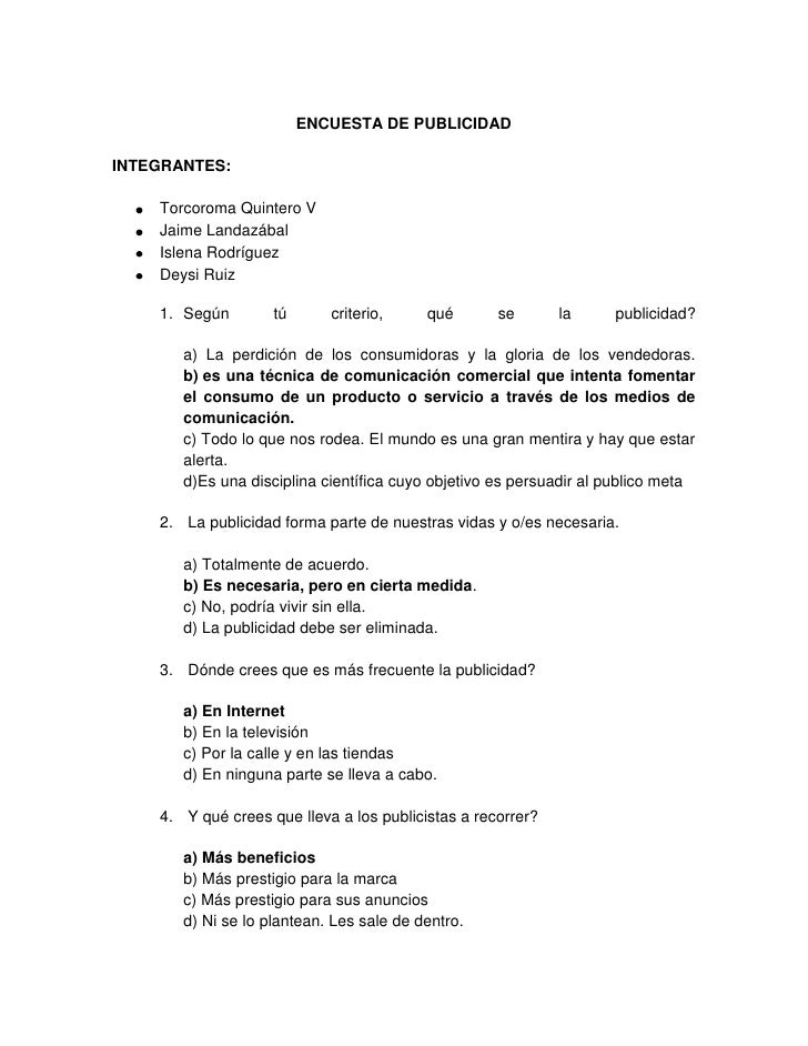 ENCUESTAS DE EMPRESA encuestas de empresa: