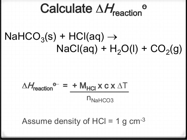 nahco3 in water