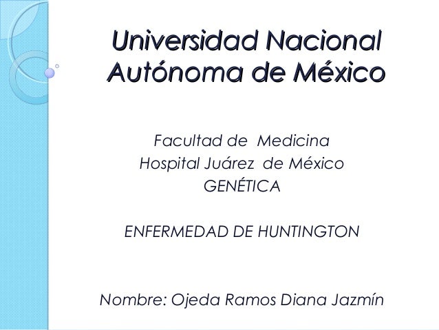 Enfermedad de huntington Enfermedad de huntington