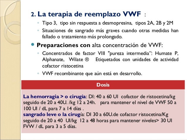 Diferencia Entre Hemofilia Y Enfermedad De Von Willebrand