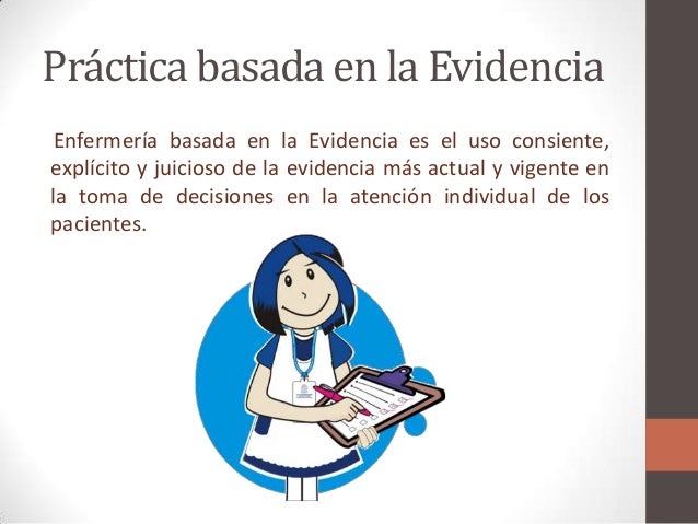 Enfermería basada en la evidencia