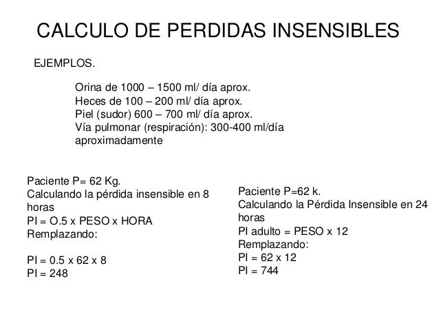 Como Calcular Las Perdidas Insensibles En Adultos es.slideshare.net