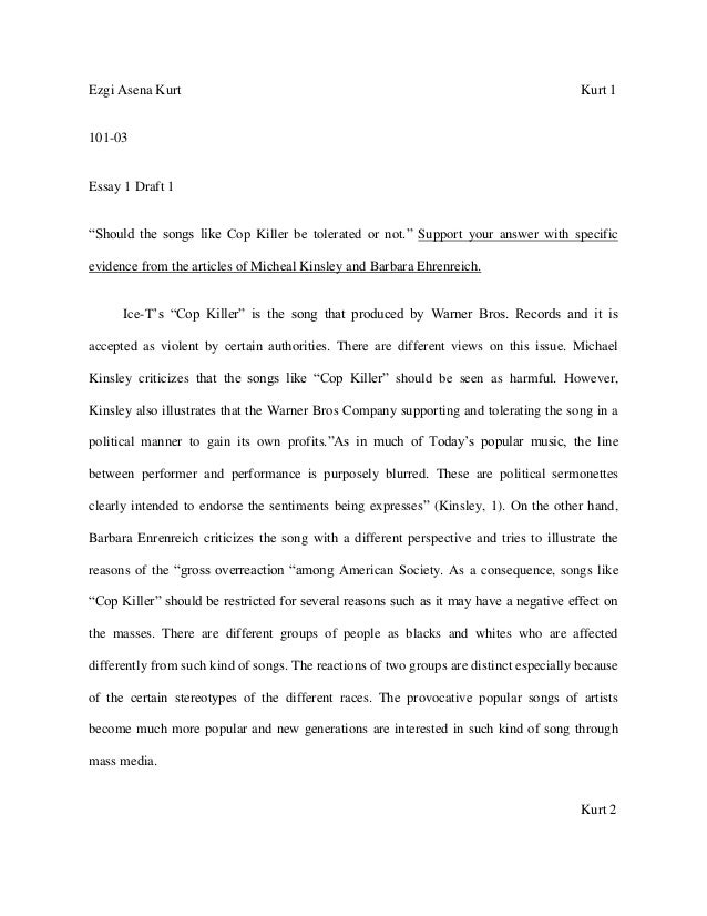 song analysis essay
