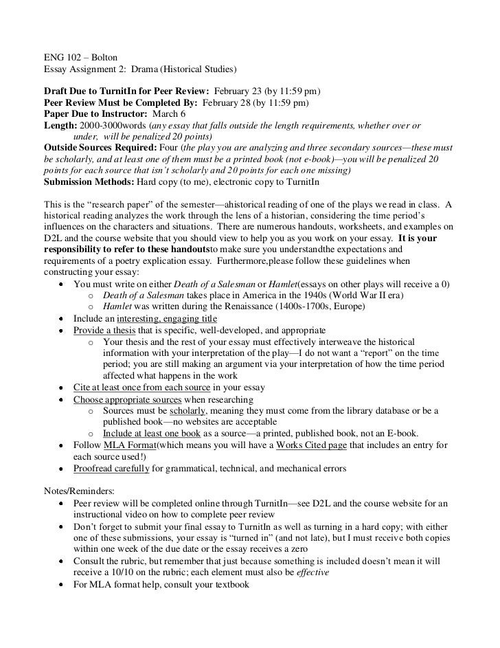 Historical essay format image