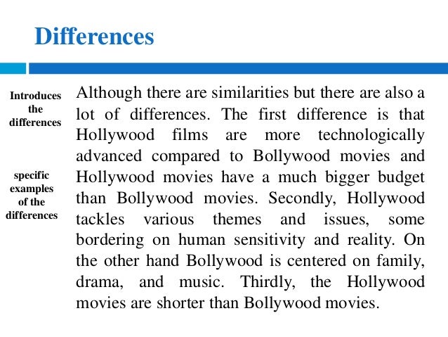 Compare and contrast essay examples college