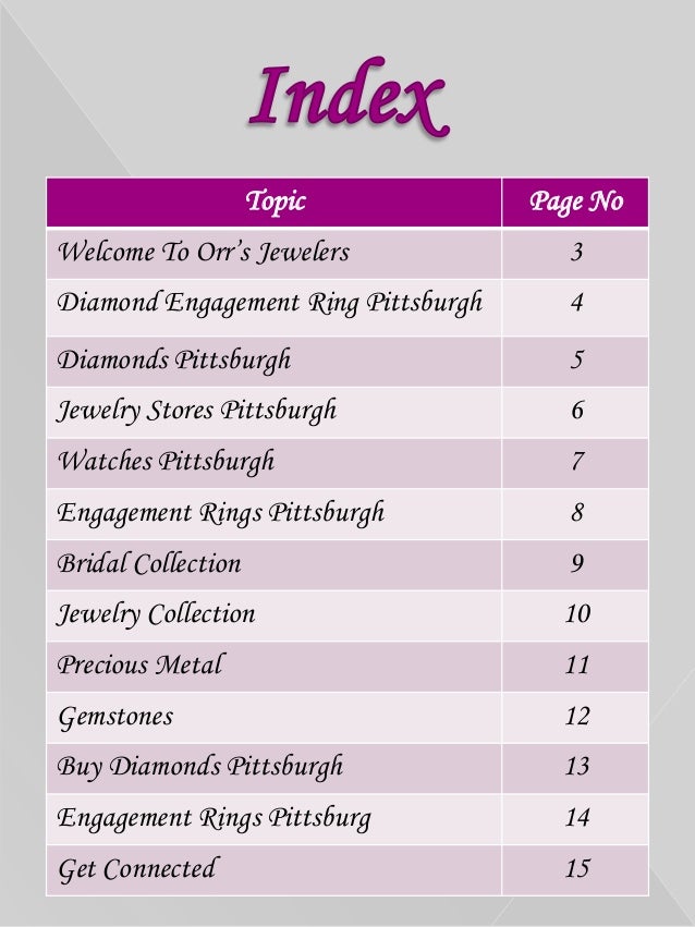 Engagement Rings Pittsburgh