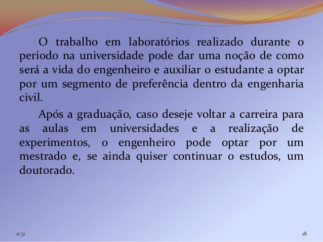 Curso de engenharia civil