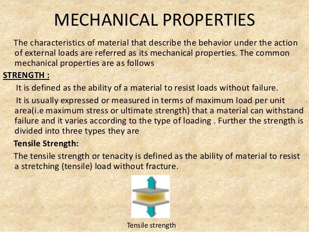 Engg Materials And Their Properties