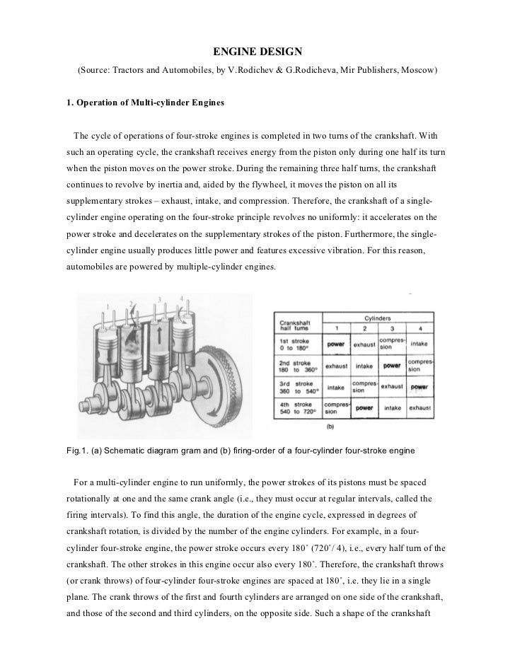 Engine design