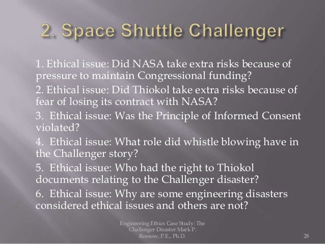 case study the challenger and columbia shuttle disasters Case study 1 the challenger space shuttle disaster and the solid-fuel rocket booster (srb) project overview on 28 january,1986 the. case study the challenger and columbia shuttle disasters Case study 1 the challenger space shuttle disaster and the solid-fuel rocket booster (srb) project overview on 28 january,1986 the.