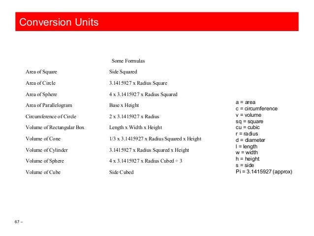 Engineering plant facilities 01 concepts formulas and uom