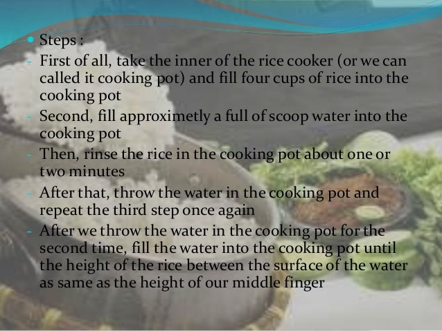 Procedure Text How To Cook Rice Grade X SHS procedure-text-how-to-cook-rice-grade-x-shs