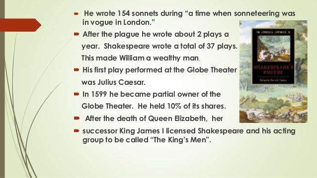 William Shakespeare contributions William Shakespeare contributions