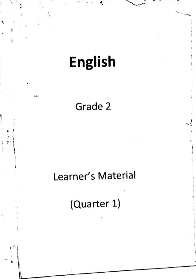 K To 12 Grade 2 Learning Material In English 2nd Grad vrogue.co