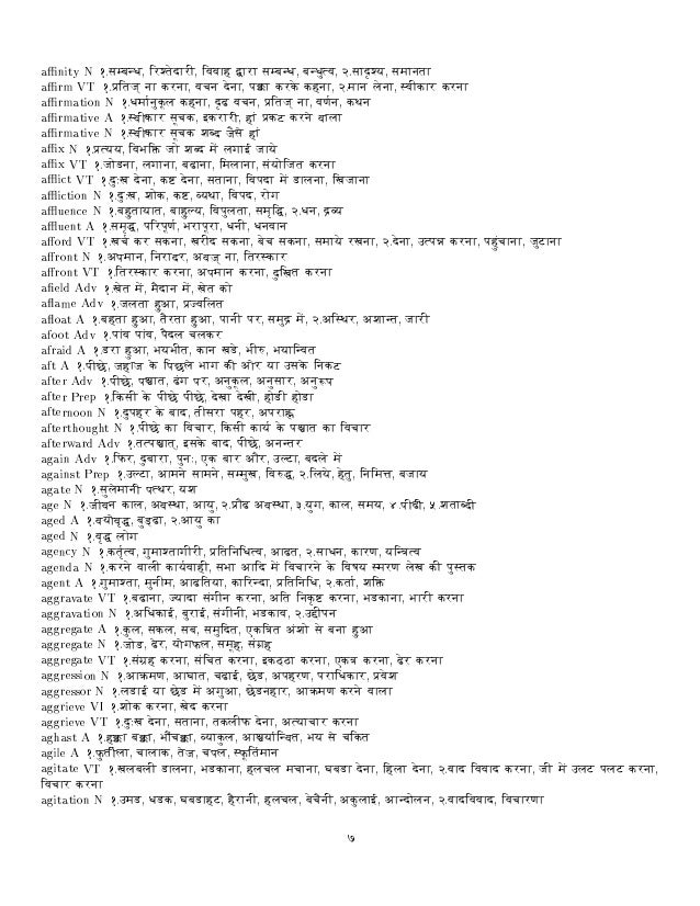 bhargava english to hindi dictionary free  full version