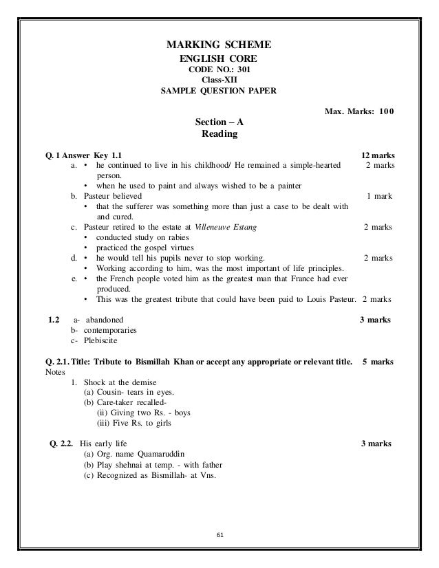 Sample papers for class 12 cbse 2015