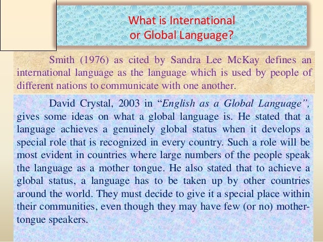 English as a global language essays   manyessays.com