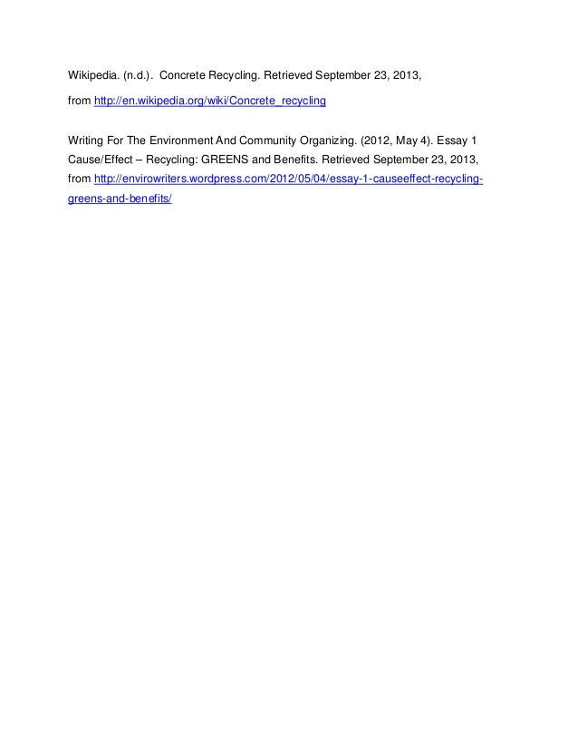 Thesis Statement For Recycling Essay Essay Outline Recycling Thesis Statement In Essay What Is A Thesis Statement In An Essay also Grant Writing Services Toronto High School Entrance Essay