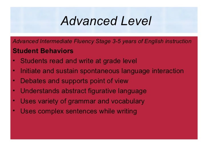 english language and english proficiency levels english language and english proficiency levels