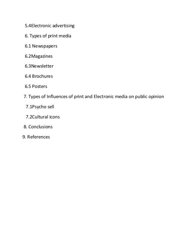 Role of electronic media in communication essay