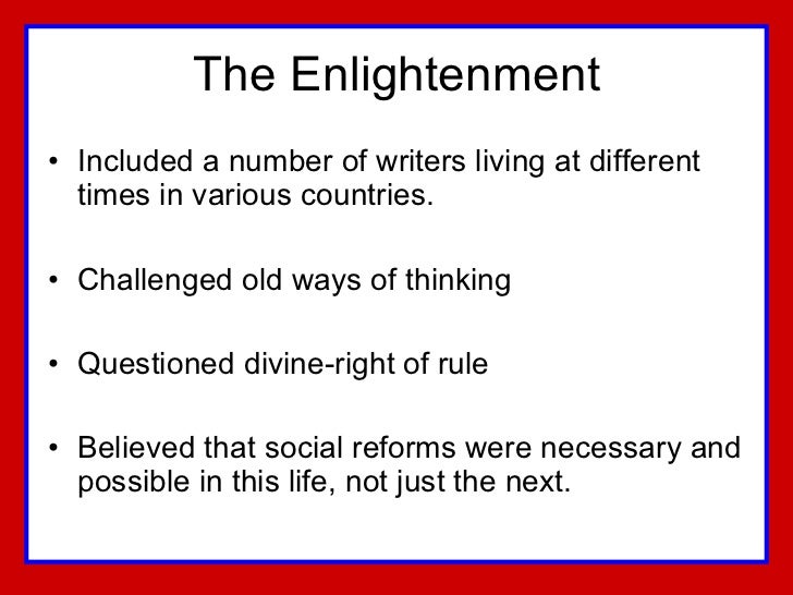 Writer of the declaration of independence enlightenment