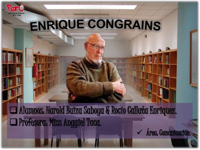 Enrique congrains, niño junto al cielo