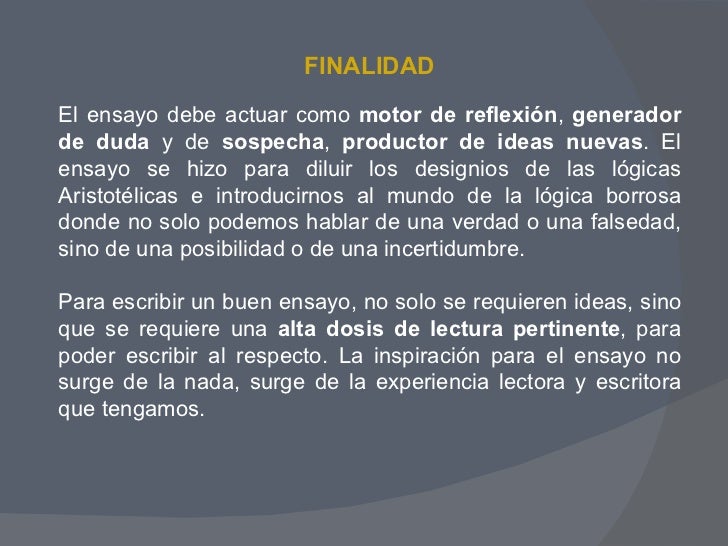 Ensayo