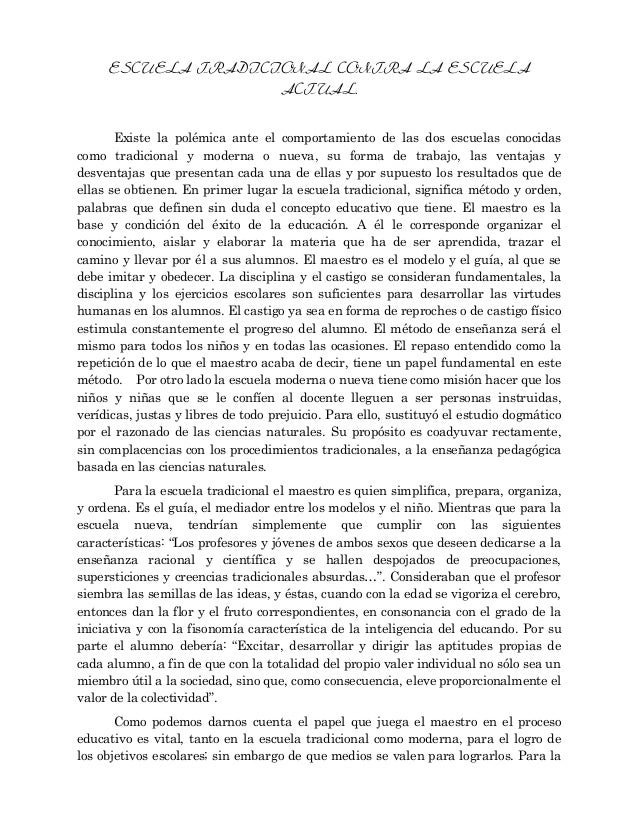 CARACTERISTICA DE LA ESCUELA TRADICIONAL caracteristica de la escuela tradicional: