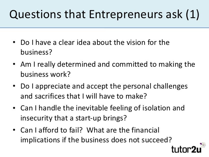 questionnaire on women entrepreneurship Women entrepreneurs are more optimistic about 2013 than 2012, according to new data here are their priorities and concerns. questionnaire on women entrepreneurship Women entrepreneurs are more optimistic about 2013 than 2012, according to new data here are their priorities and concerns.