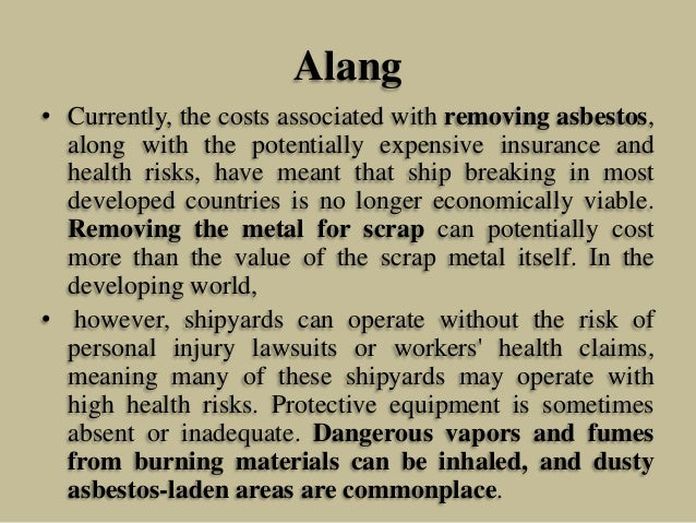 Asbestos Claims that means