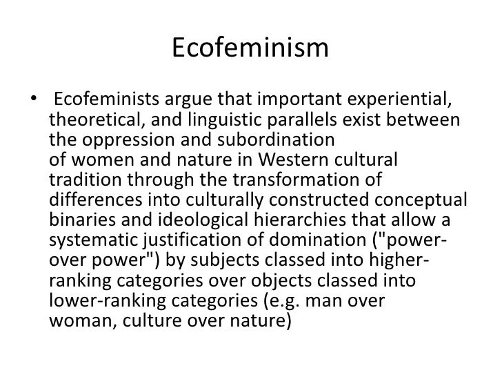 Examples Of Ecofeminism And Environmental Ethics